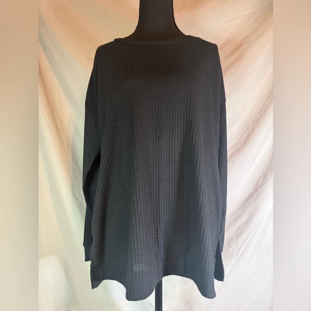 1.STATE Black Waffle Knit Sweater 🖤